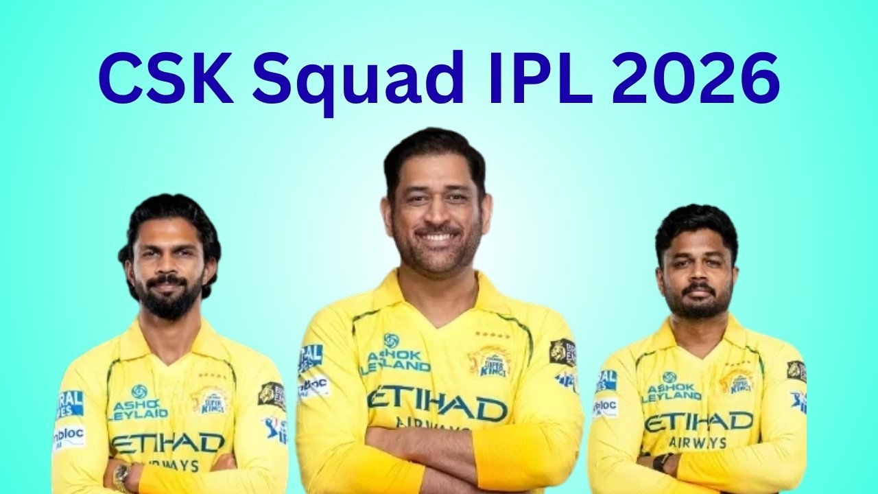 Chennai Super Kings Squad IPL 2026