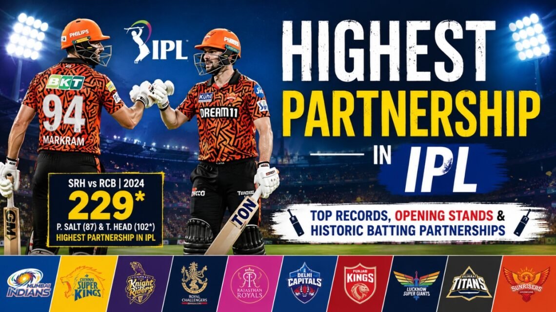 Highest Partnership in IPL