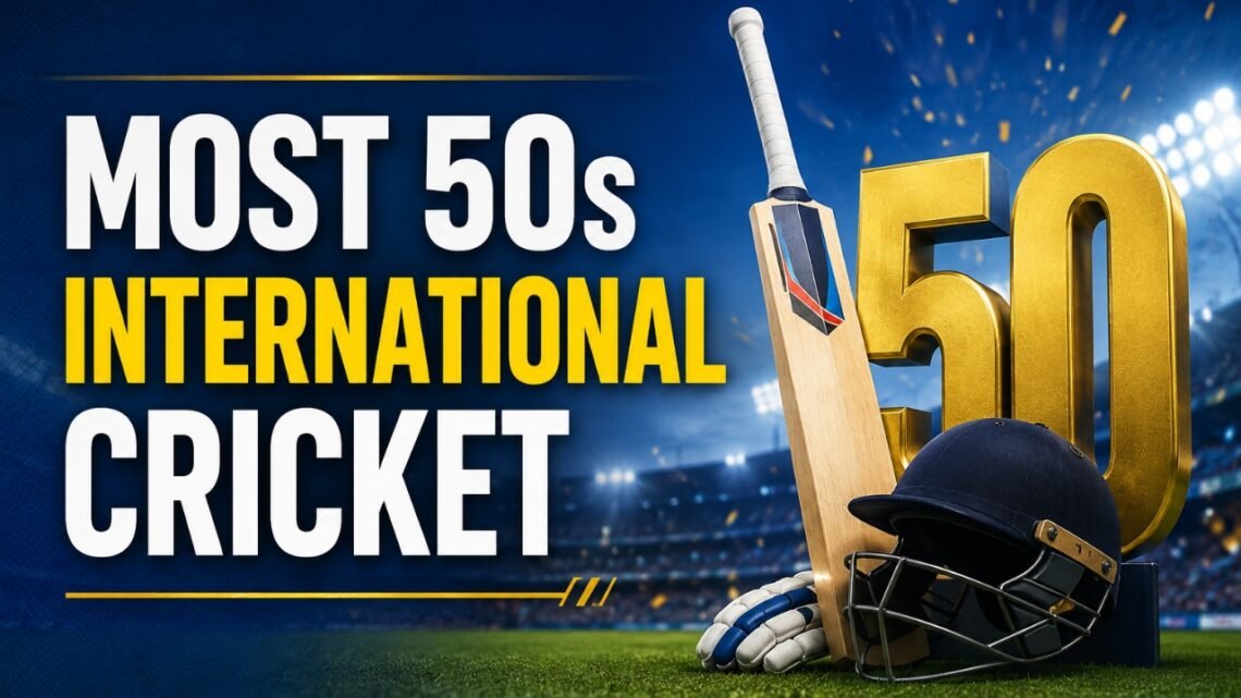 Most 50s in International Cricket